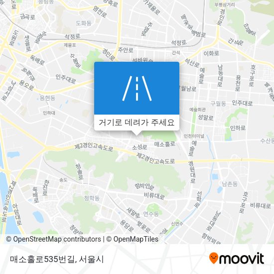 매소홀로535번길 지도