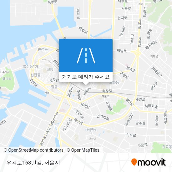 우각로168번길 지도