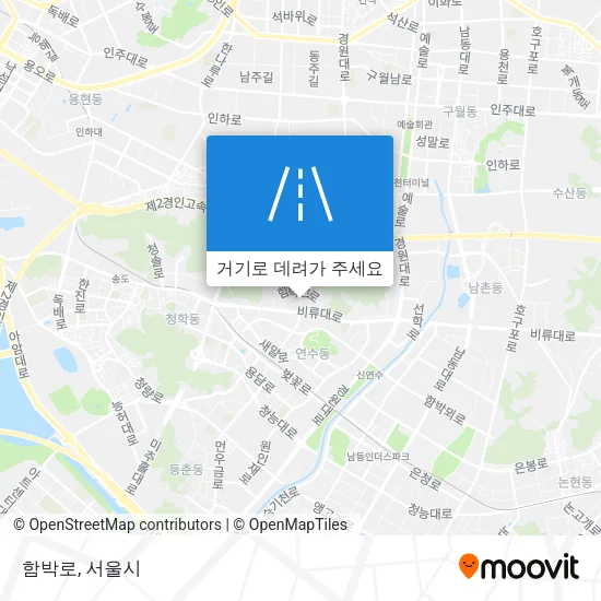 함박로 지도