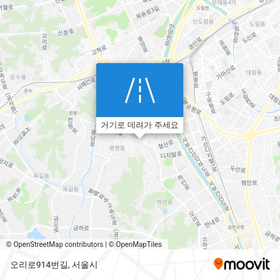 오리로914번길 지도