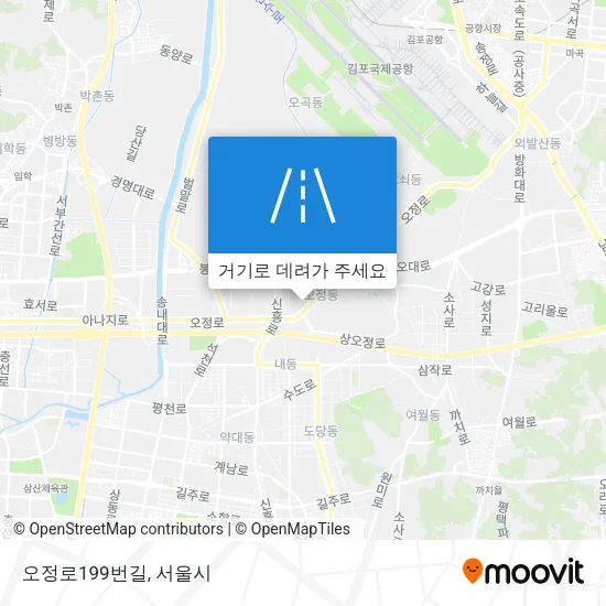 오정로199번길 지도