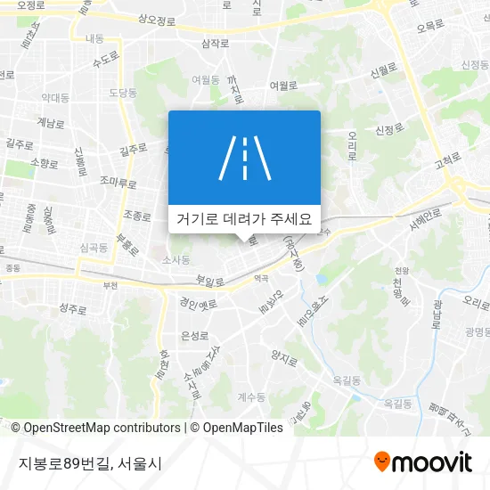 지봉로89번길 지도