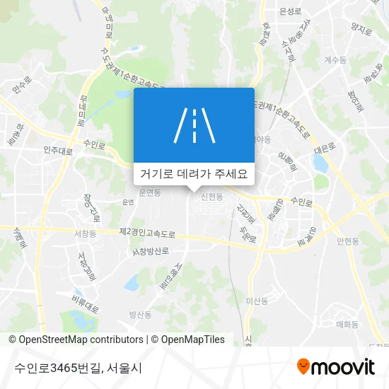 수인로3465번길 지도