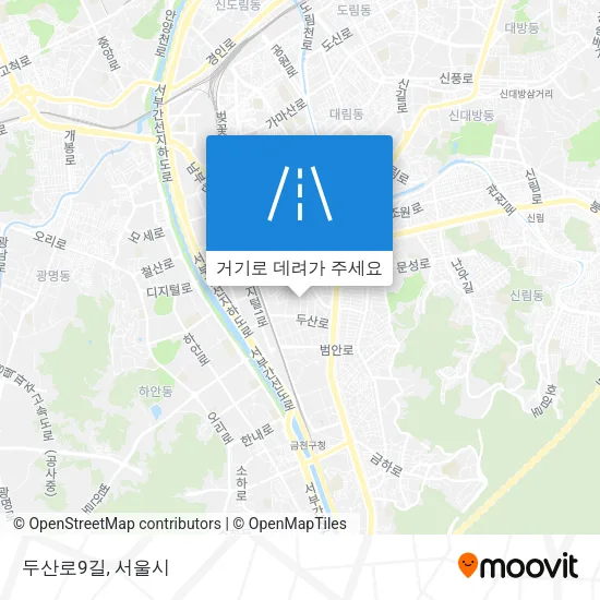 두산로9길 지도