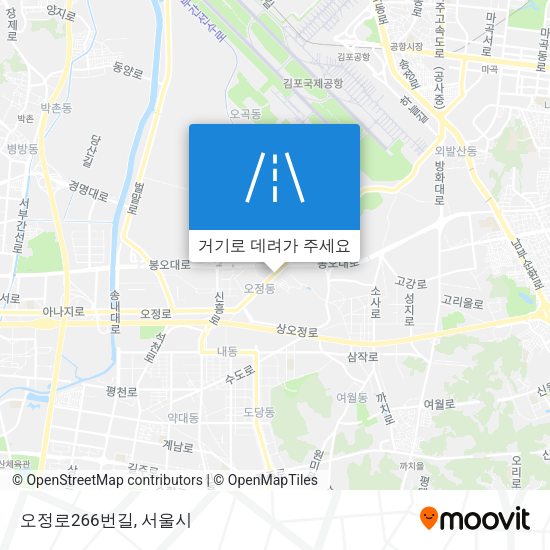 오정로266번길 지도