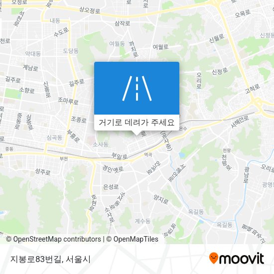 지봉로83번길 지도