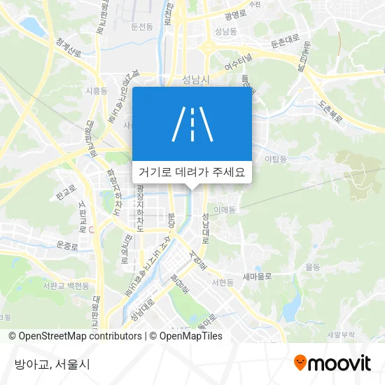 방아교 지도
