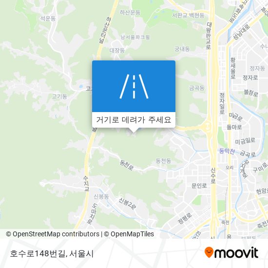 호수로148번길 지도