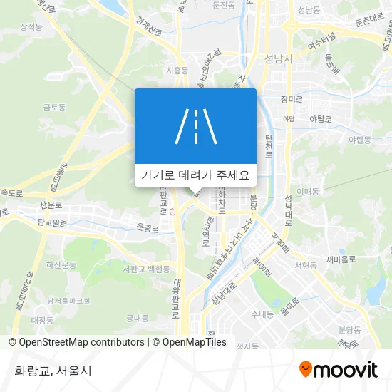 화랑교 지도