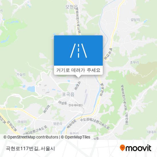 곡현로117번길 지도