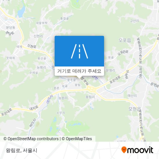 왕림로 지도