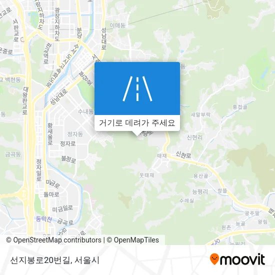 선지봉로20번길 지도