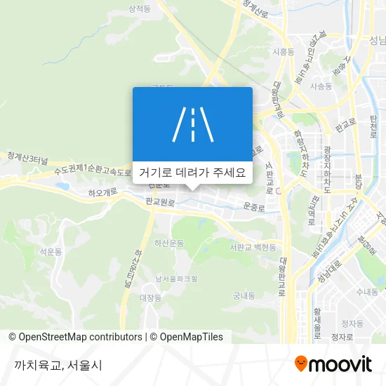 까치육교 지도