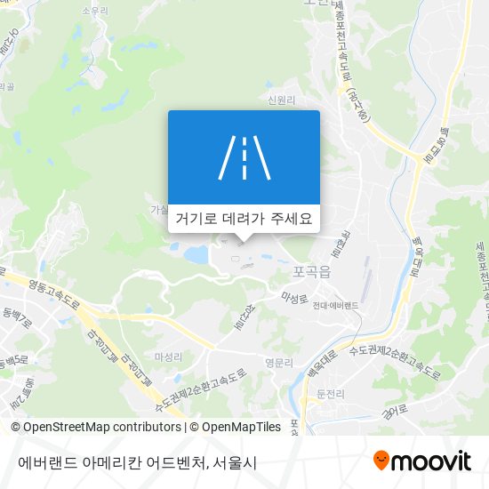 에버랜드 아메리칸 어드벤처 지도