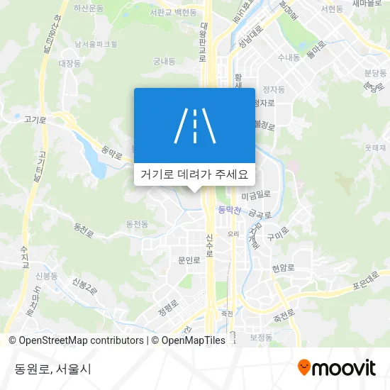 동원로 지도