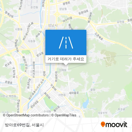 방아로69번길 지도