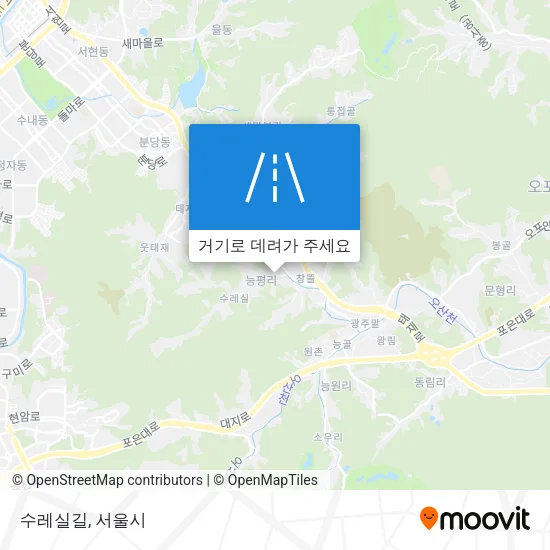 수레실길 지도