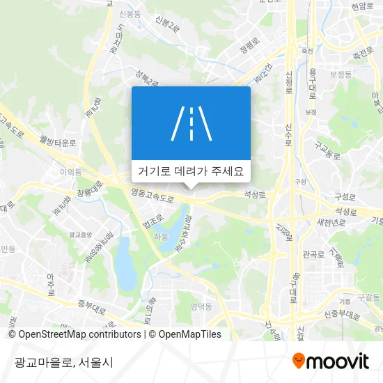 광교마을로 지도