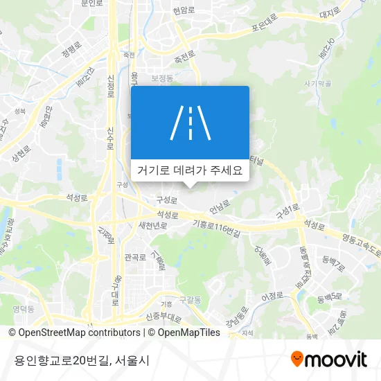 용인향교로20번길 지도