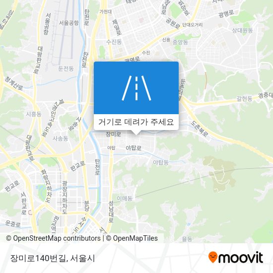 장미로140번길 지도