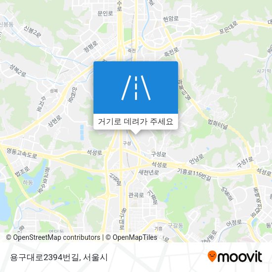 용구대로2394번길 지도