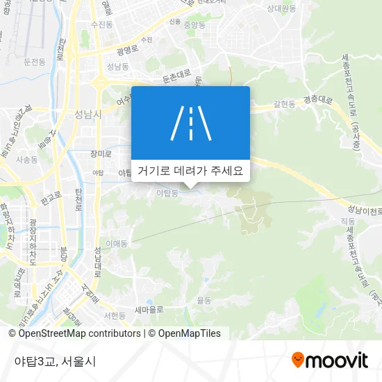 야탑3교 지도