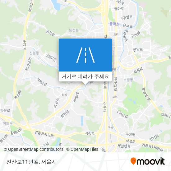 진산로11번길 지도