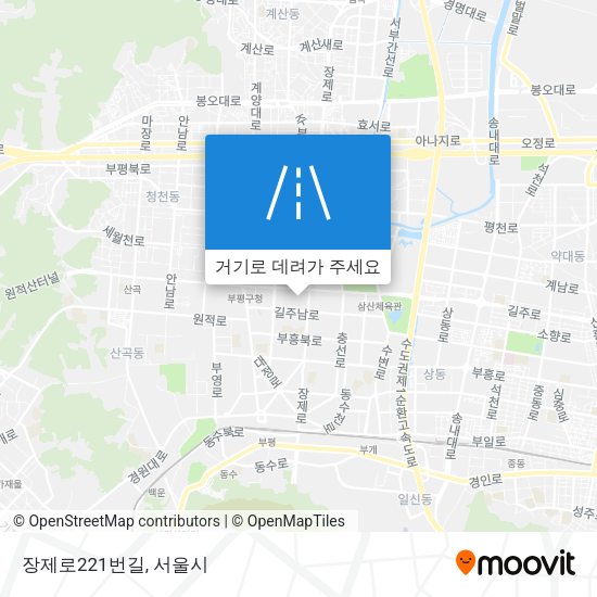 장제로221번길 지도