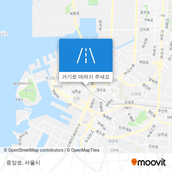 중앙로 지도