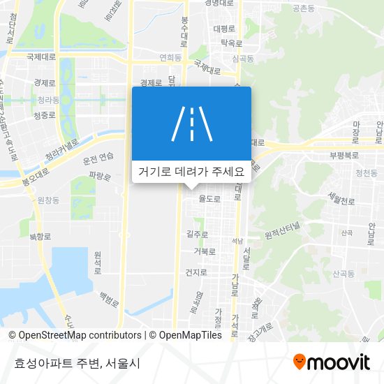 효성아파트 주변 지도