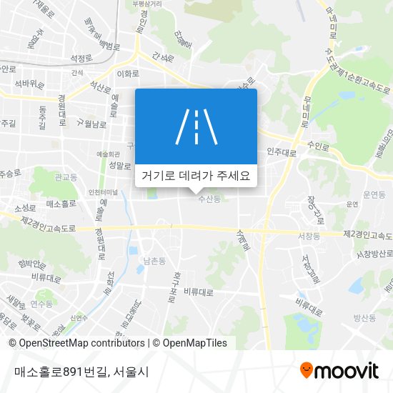 매소홀로891번길 지도