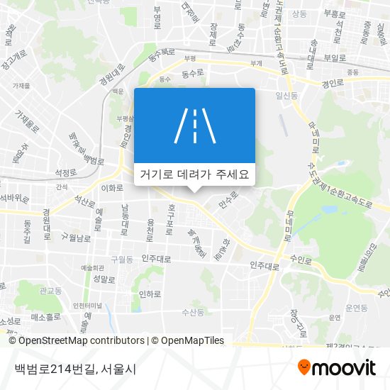 백범로214번길 지도