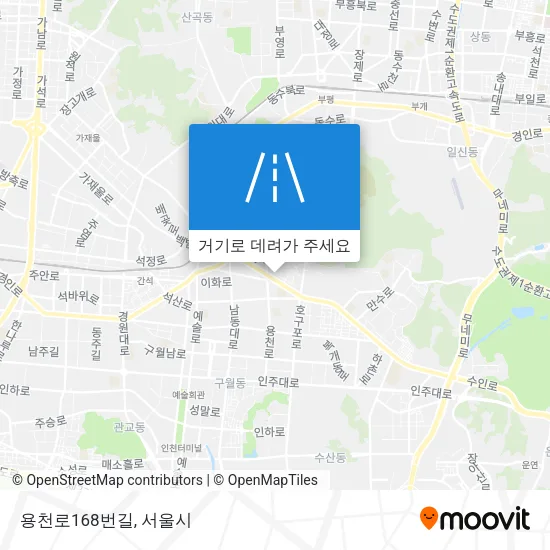 용천로168번길 지도