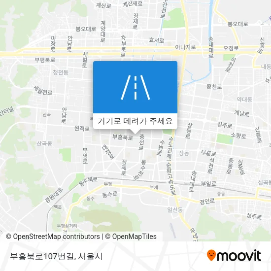 부흥북로107번길 지도