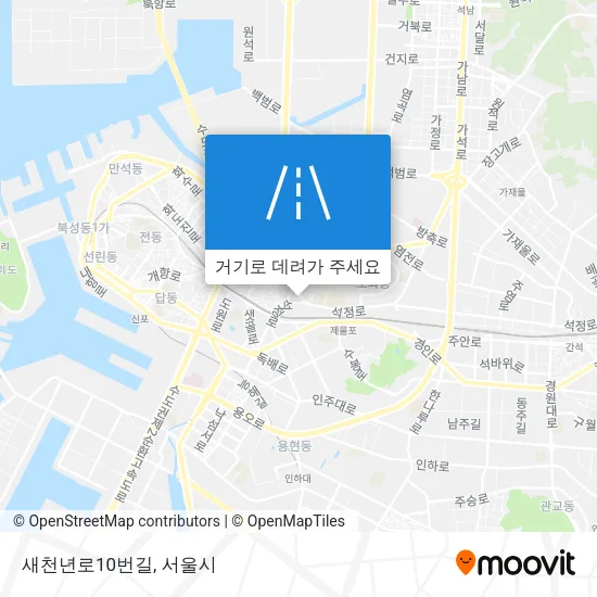 새천년로10번길 지도