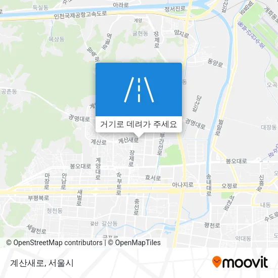 계산새로 지도