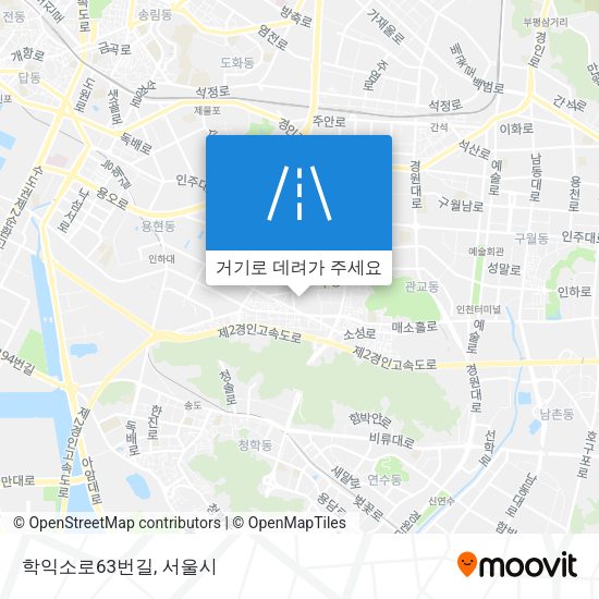 학익소로63번길 지도