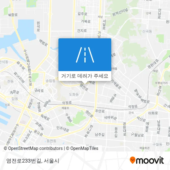 염전로233번길 지도