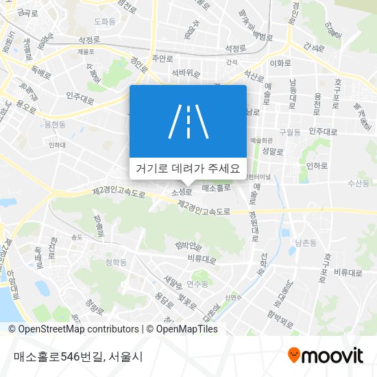 매소홀로546번길 지도