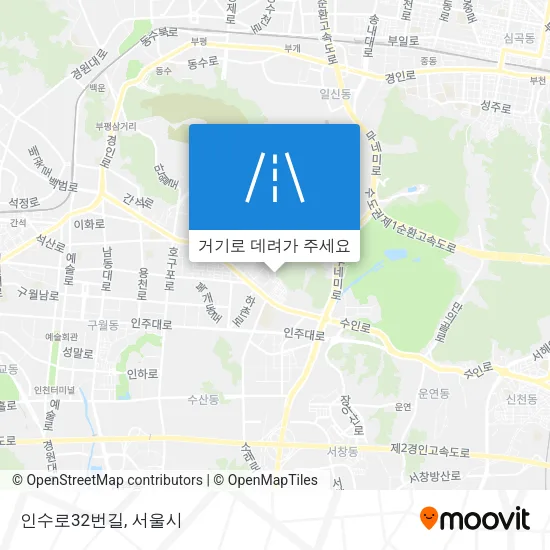 인수로32번길 지도