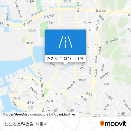 보도진로54번길 지도