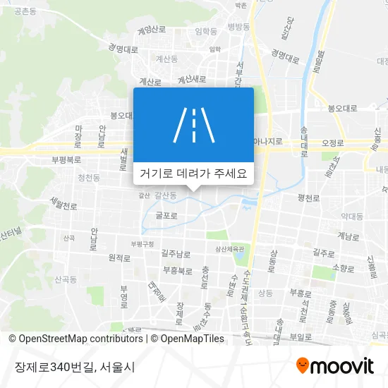 장제로340번길 지도