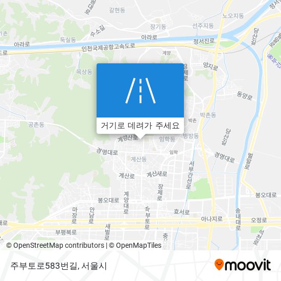 주부토로583번길 지도