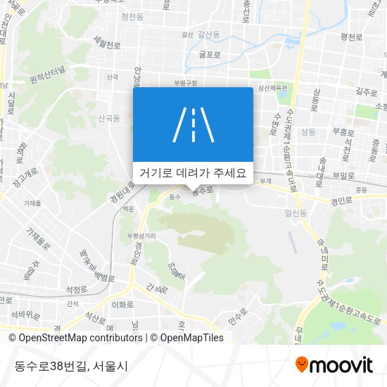 동수로38번길 지도
