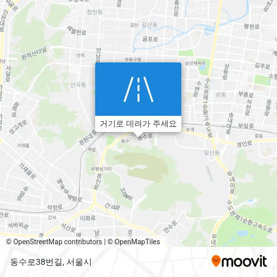 동수로38번길 지도