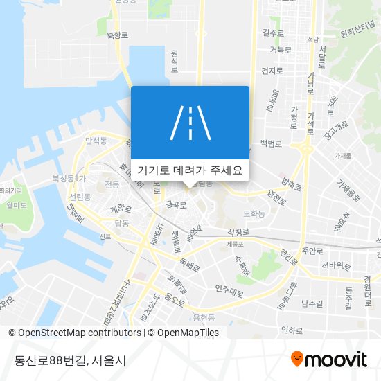 동산로88번길 지도