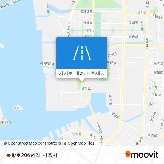 북항로206번길 지도