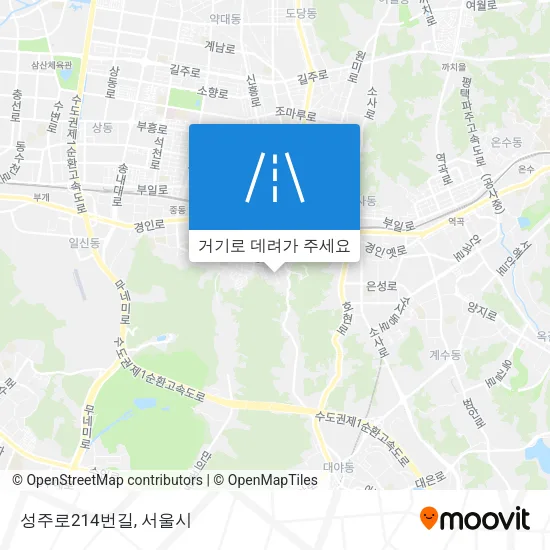 성주로214번길 지도