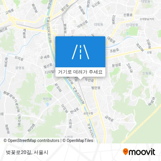 벚꽃로20길 지도