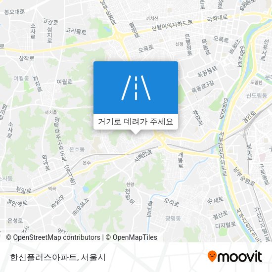 한신플러스아파트 지도